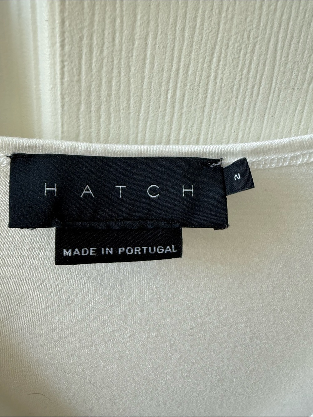 HATCH The Perfect Vee White Maternity Tee Size 2 Medium